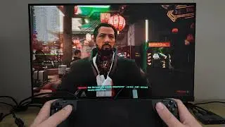 Cyberpunk 2077 on Steam Deck OLED | FullHD 1080p Monitor Gameplay & Performance Test