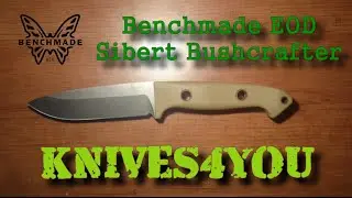 Benchamde: Bushcrafter EOD Fixed w/ Kydex Sheath