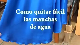 Como quitar fácil las manchas de agua