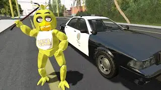 Animatronics Chase from the Police Garry's Mod FNAF COOP ► Garry's Mod