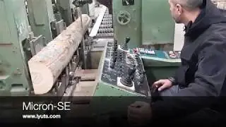 Micron-SE + Primultini 1300 | Вертикальная пилорама Primultini | Computer setworks for sawmills