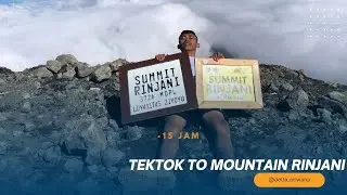 TEKTOK TO GUNUNG RINJANI TREK MALAM❗INI YANG TERJADI 😨#rinjani