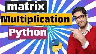 matrix multiplication python using numpy [using @ operator, matmul and dot, etc.]