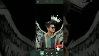 White Wings Background Photo Editing in PicsArt #shorts