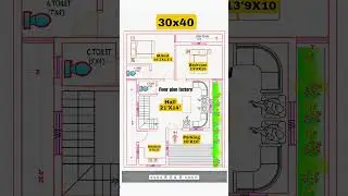 30x40 house plan east facing | 30x40 house design | 1200 square feet house design with car parking