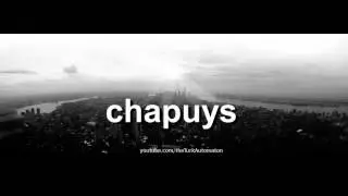 How to pronounce chapuys in French