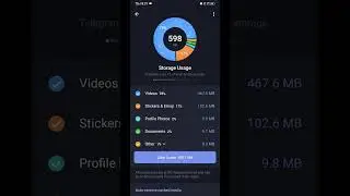 How to set cache memory of telegram 
