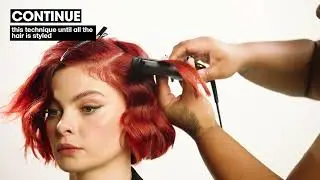 How to create a boho bob look with ghd mini #ghdmini #ghdhair #ghd
