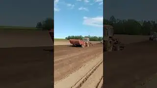 Сажаем картошку полным ходом #картошка #мтз #полевые #семейнаяферма