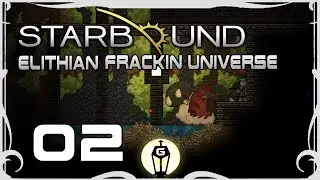 Poptop Dungeon | Let's Play Starbound Elithian Frackin Universe Ep 2