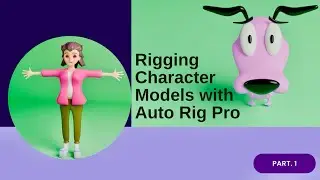 Rigging a Character Model in Blender with Auto Rig Pro  Add-on : Part 1