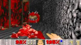 Ultimate Doom (100%) Walkthrough (E3M2: Slough of Despair)