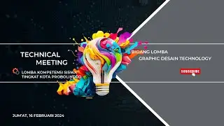 Technical Meeting Seleksi LKS Bidang Lomba Desain Grafis Tingkat Kota Probolinggo