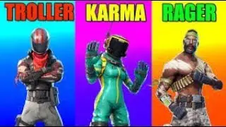 TROLLER vs KARMA vs RAGER in Fortnite Battle Royale !