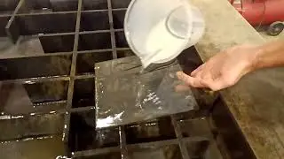 production of a silver mirror. interior technology