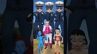 Policeman and Jeffry VS me #funny #shortvideo