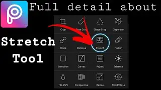 Picsart tutorial | Stretch tool | Picasso Editz
