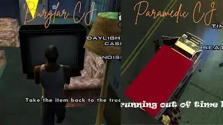 GTA-San Andreas:  Burglar + Paramedic Missions (Epic Fails)