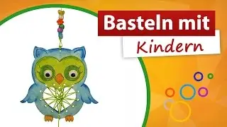 Kindergeburtstag Bastelidee Eule ♥ Basteln mit Kindern ♥ trendmarkt24