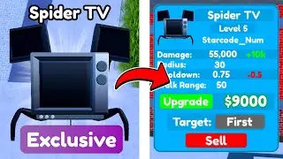 I Got #1 SPIDER TV in Toilet Tower Defense Episode 60 Update!