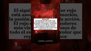 🖇Significado de estos colores🖇/parte 3 #shorts