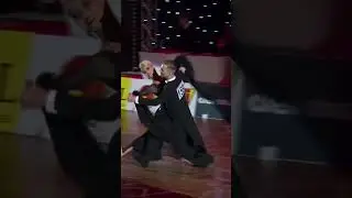 Evaldas and Ieva 😍🖤 Viennese Waltz #shorts
