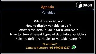 Complete Shell Scripting Tutorials | Introduction to variables
