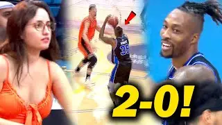 Hindi na napigilan ni Dwight Howard nang-asar na ng kalaban, ala Steph Curry si Kevin Quiambao!