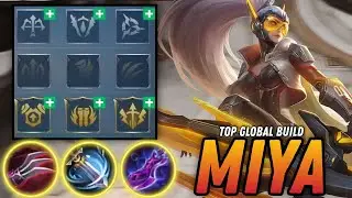 MIYA EMBLEM AND BUILD 2023 | MIYA BEST BUILD 2023 - MOBILE LEGENDS