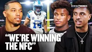 Amon-Ra St. Brown BOLD Lions Prediction & NFL Draft Advice To Caleb Downs 💯