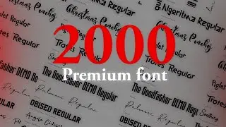 New Fonts Free Download || Top 2000 Fonts || Kinemaster, pixellab, Editing Lyrics, Vn ,New fonts