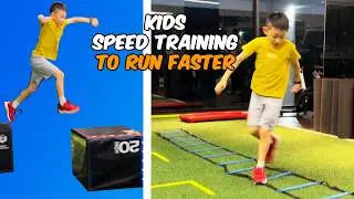 Kids Speed Training Exercise TO RUN FAST 🔥 AGILITY DRILL 🏀⚽🏆
