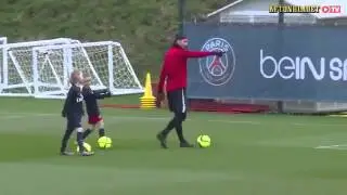 Zlatan Ibrahimovic Nutmegged By His Son