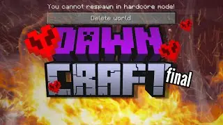 O DIABO VEIO BUSCAR O MACACO... | DAWNCRAFT HARDCORE #fim