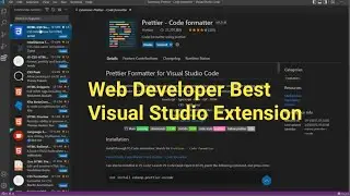 Visual Studio Code Extensions for Web developers || Best Extension for Visual Studio Code || 2022