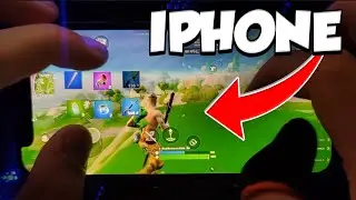 HOW I PLAY FORTNITE MOBILE On IPHONE In 2024! (Iphone 12 mini Gameplay)