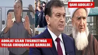 TOSHKENTGA ADOLAT IZLAB YURUSH QILGANLAR QAMALDI, OTA O'GLIGA NIKOX O'QIGANI UCHUN QAMALDI.