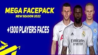 PES 2017 MEGA FACEPACK NEW SEASON 2022  +1300 FACES