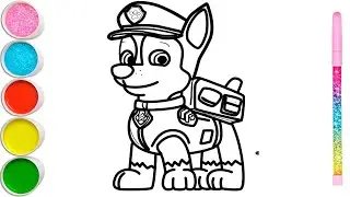How to draw a character from a puppy patrol