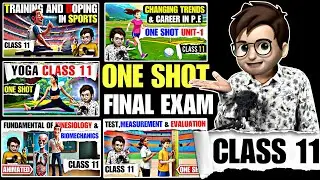 Class11 Physical Education One Shot🔥 / physical education all chapters / Animation / Final Exam
