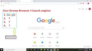 Google Chrome multiple search engines/Notice This2/Google/Bing /Yahoo/DuckDuckGo/Default search engi