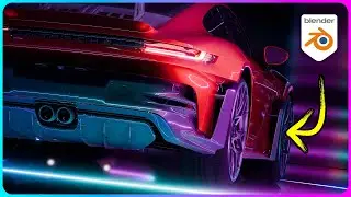 How to Get AWESOME Car Lighting in Blender!