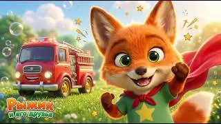 Храбрый Рыжик 🦸‍♂️ + Пожарная Машина 🚒 | Лисёнок Рыжик — Детские песенки