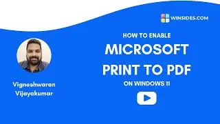 Enable Microsoft Print to PDF in Windows 11? 🖨️📄| Step-by-Step Guide