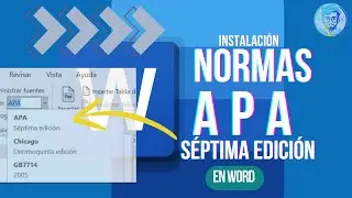 Instalar APA séptima edición en Word