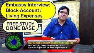 Embassy Interview Preparation Questions( : Block Account / Living Expenses) -- Euro Education