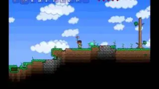 Terraria - Lets Play! - Episode 1: Let's Play Minecra...wait a minute!