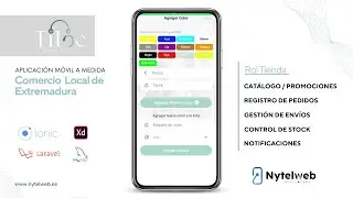 Desarrollo aplicación móvil Marketplace (vista tienda) - Nytelweb