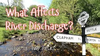 What affects river discharge?