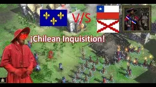 La Inquisición Chilena | Clásico | Age Of Empires III Multiplayer | Gameplay en Español